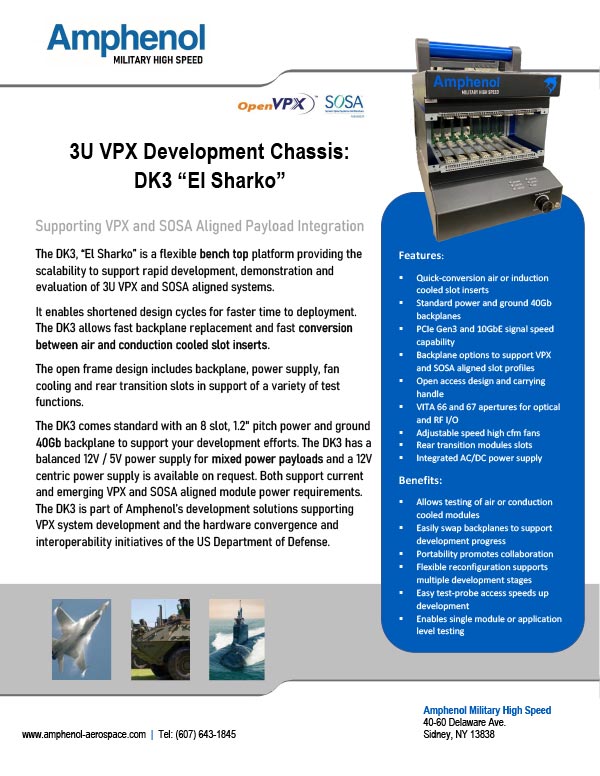 El Sharko 3U VPX 開発用テストベンチ