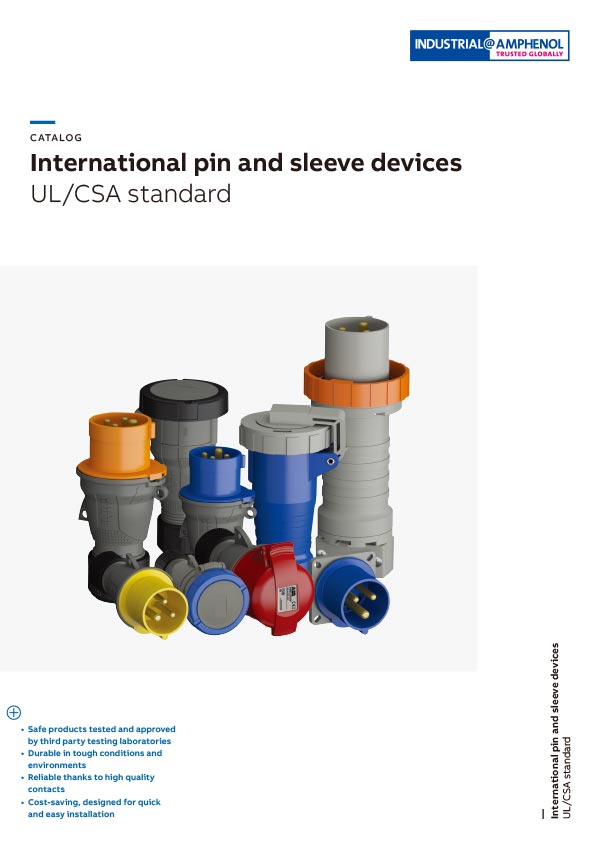 【オリジナル総合版】IEC60309 産業用プラグ＆ソケット（IP&S）UL/CSA認証製品
