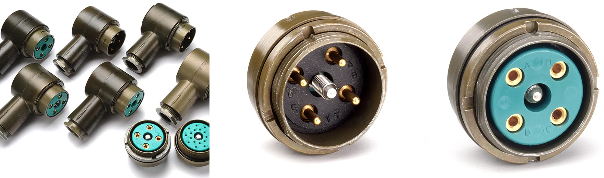 MIL-DTL-55181準拠 電源コネクタ（ケーブル/パネルマウント）