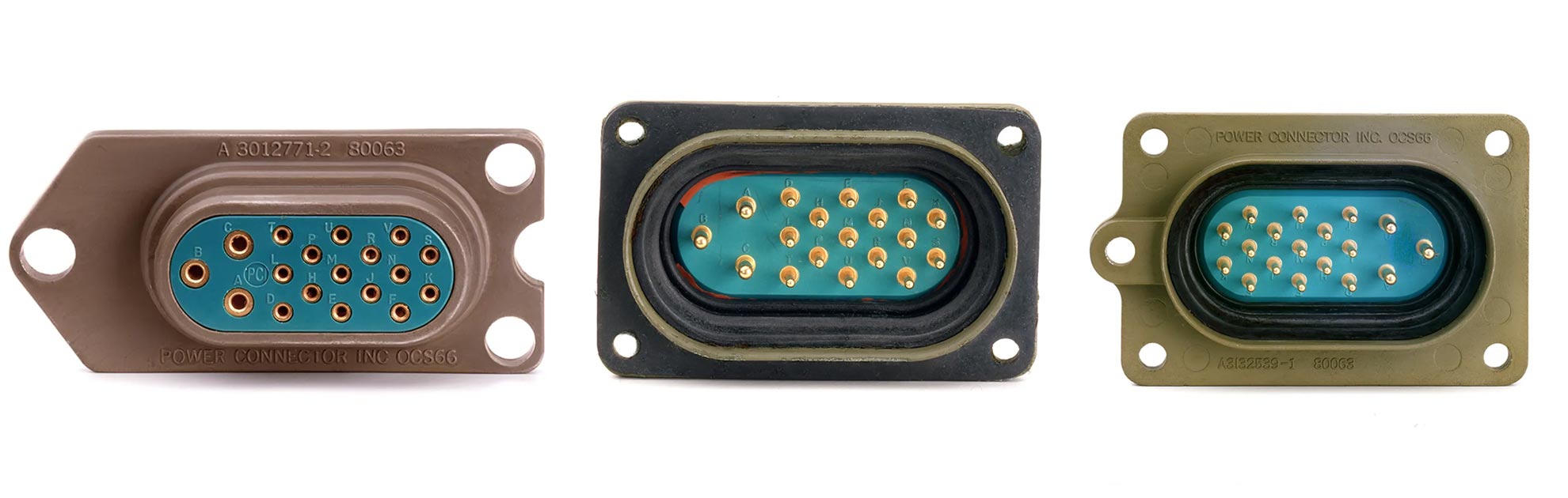 TacCom・SINCGARS向け 電源トレイコネクタ