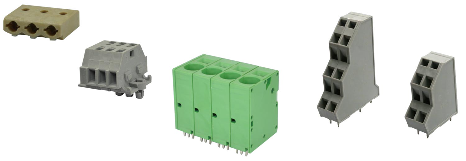 スプリング接続式 端子台－ツールプッシュ式