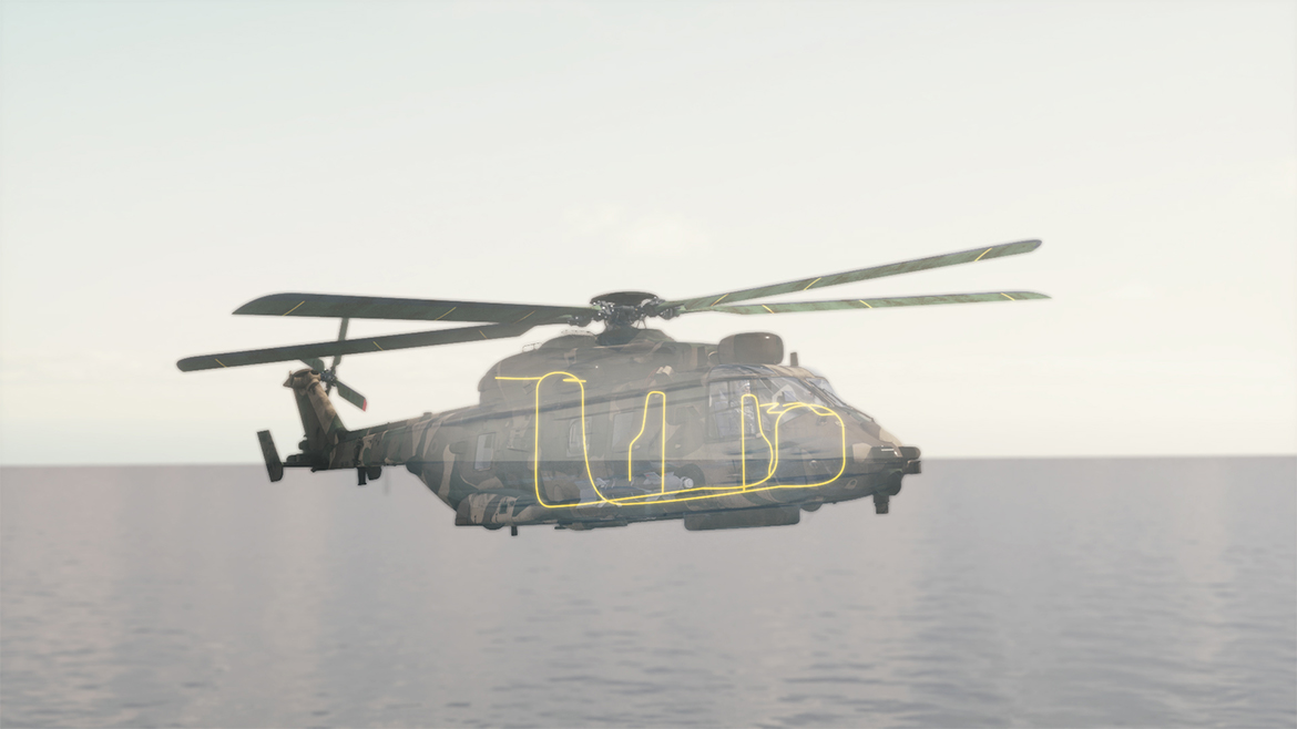 哨戒ヘリコプター - 機体