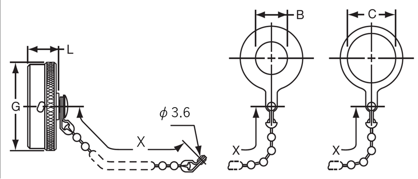 Amphenol品番キャップ MS3181（レセプタクル用）