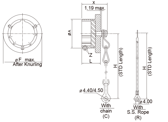 MIL品番キャップ MS3180（プラグ用）